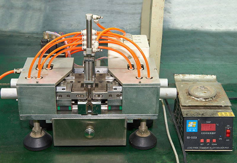 Double stripping machine